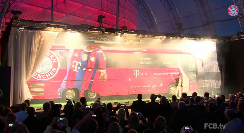 Bayern München, Fotboll, Bundesliga, Tyskland, publik, Presentation